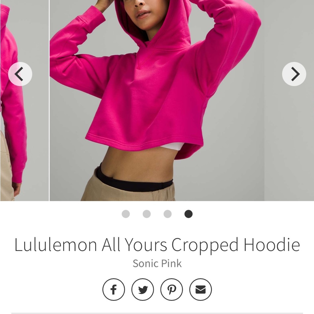 Lululemon sonic pink hoodie